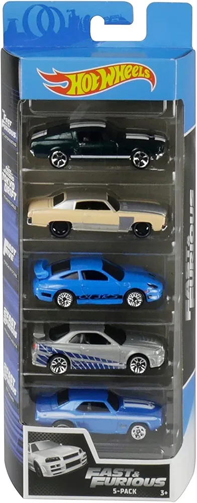 Amazon.com: Hot Wheels Fast and Furious 5 Pack Vehicles